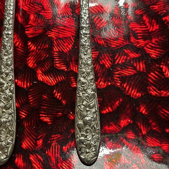 Nationally Silver Co set of 3 Silver plate spoons Vintage gently used condition - Picture 2 of 3